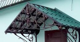 Козырьки из металлочерепицы от 1739 рублей в Балахне - НавесыБлх